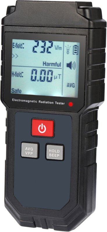 Decdeal - kkmoon Tragbarer Handheld Digital lcd Elektromagnetische Strahlungstester elektrischer Feld Magnetischer Dosim...