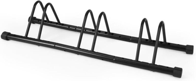 Fahrradständer aus Metall – Fahrradparkständer – Lagerständer für Garage oder Schuppen (3 Fahrradstationen)