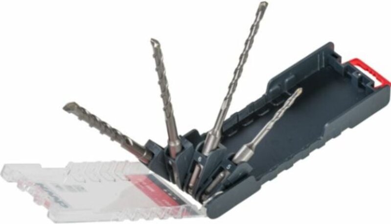 KWB - 109164 Werkzeugstahl Hammerbohrer-Set 4teilig 5 mm, 6 mm, 8 mm, 10 mm SDS-Plus 1 Set