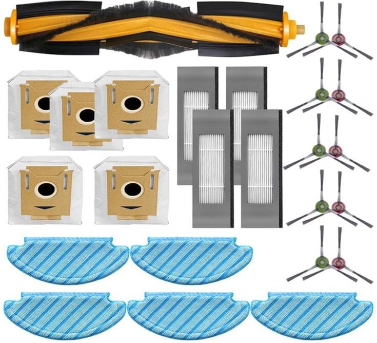 Für Deeboot N10 / Plus Roboter-staubsauger Teile Wichtigsten Seite Pinsel Hepa-Filter Mopp Tuch