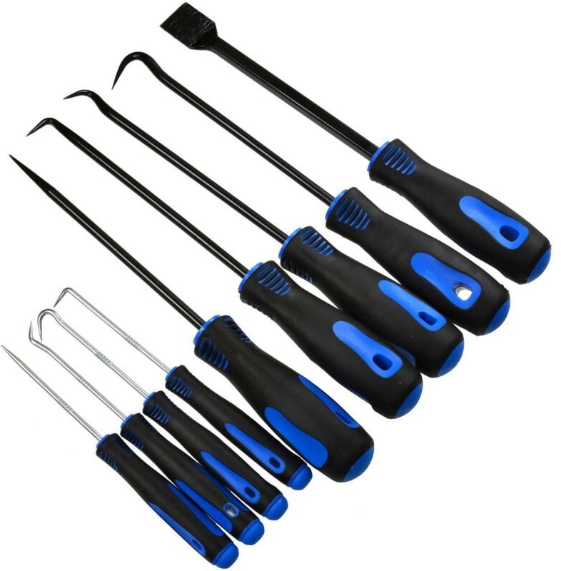 Geko G02708 - Haken- und Schraubendreher-Set (9 Stück), schwarz