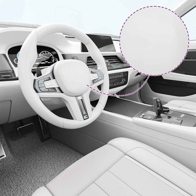 Autofolie 4D Weiß 100x150 cm vidaXL