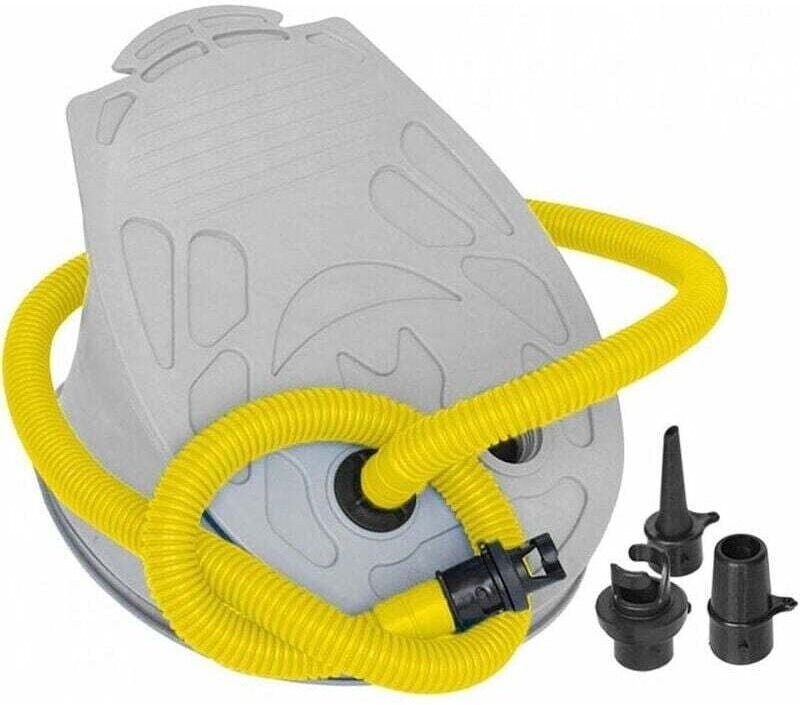 Vtizikl Pompe à pied, pompe à pied pour bateau, pompe à air gonflable, bateau gonflable, portable, camping, matelas gonf...