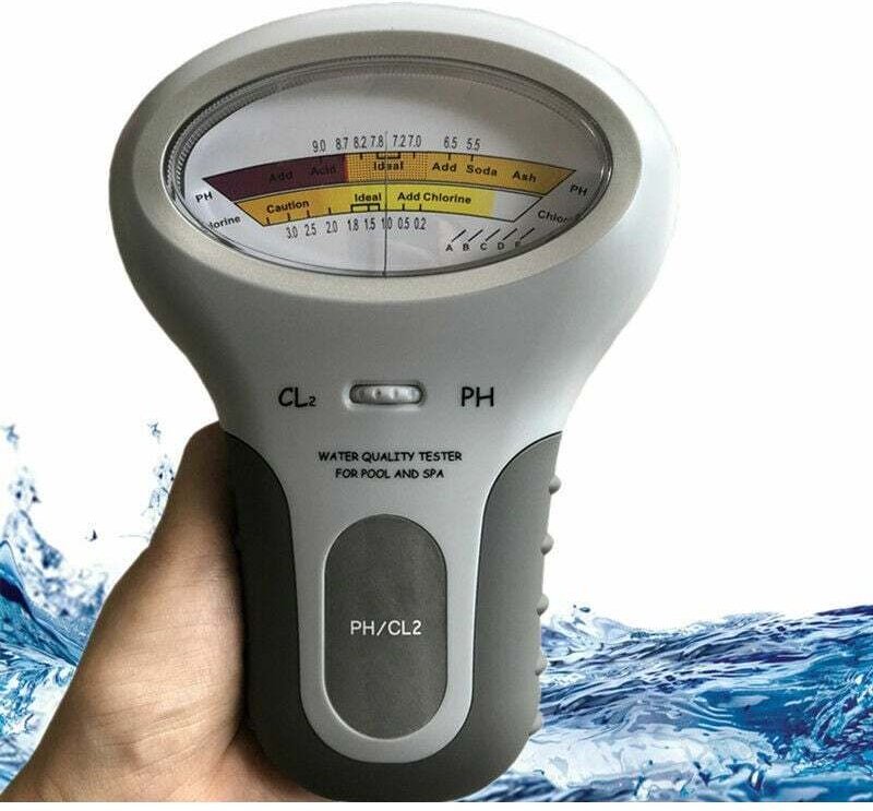 2-in-1-Chlor-pH-Tester, Chlorwasser-Qualitätsanalysator, CL2-Messgerät