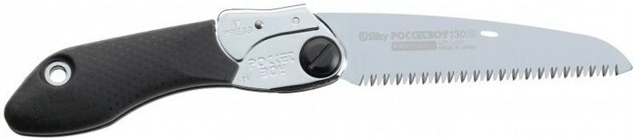 SILKY Pocketboy 130 Bügelsäge mit schwarzem Griff