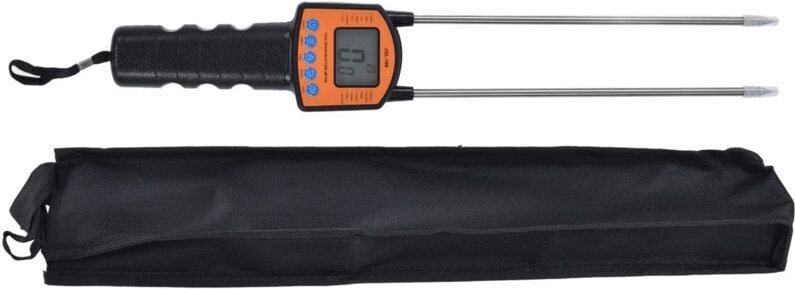 Ej.life - Feuchtigkeitsmessgerät, Getreidefeuchtigkeitsprüfer, Getreidefeuchtigkeitsmesser, Sprachansage lcd mit Hinterg...