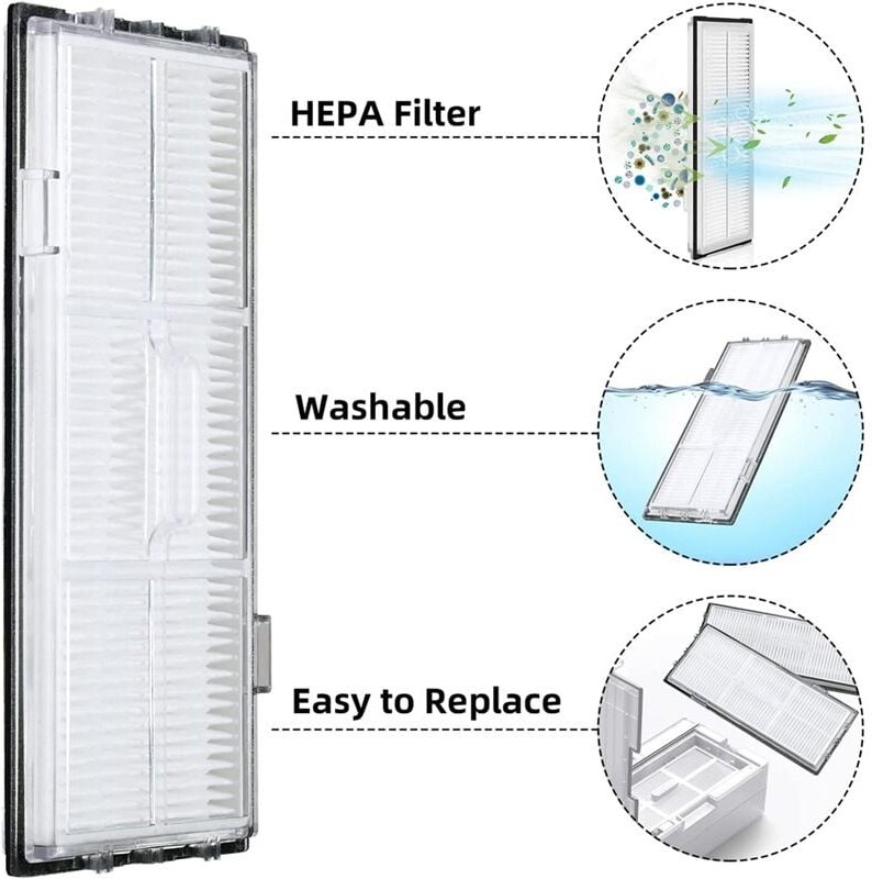 Für Staubsauger-Rollenbürste HEPA-Filter Mopptuchbeutel