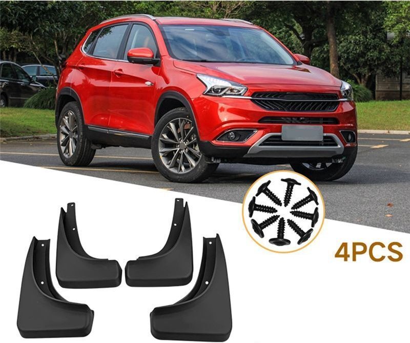 4 STÜCKE Auto-Kotflügel-Schmutzfänger, Spritzschutz, Kotflügel für Tiggo 7 2016-2019, Autozubehör