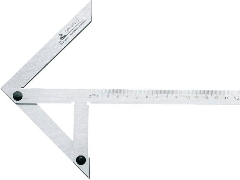 Rb Messwerkzeug - Präzisions Zentrierwinkel DIN875-1 Schenkellänge 150 x 130 mm