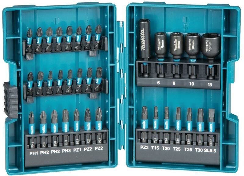 Box-Tipps, langweilige und Sockets wirken sich auf schwarze 35-PC Makita B-66880 aus