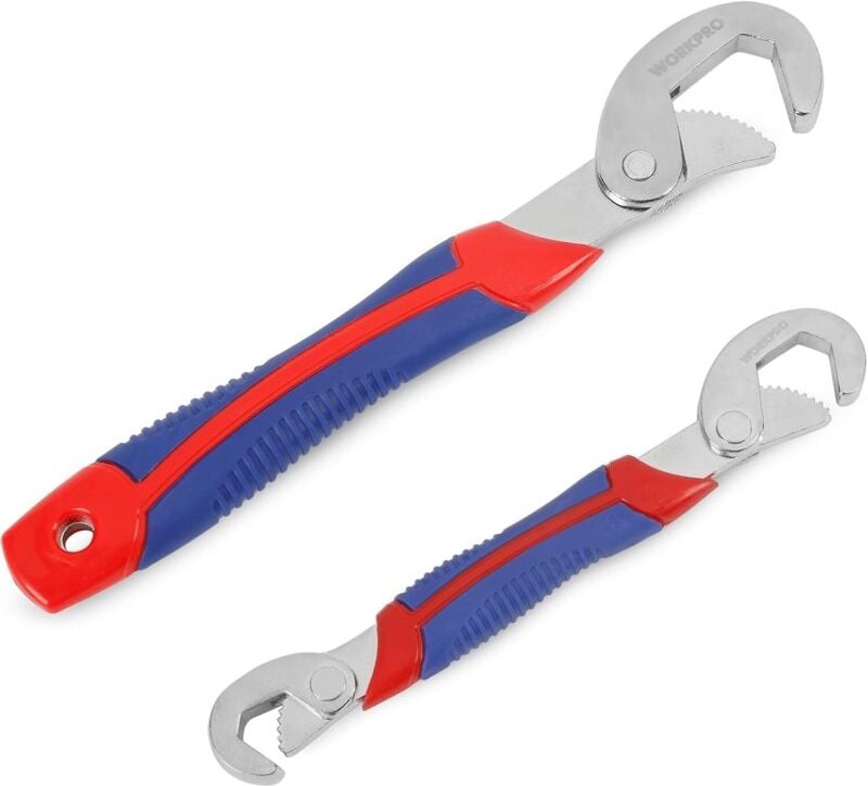 Verstellbarer Schraubenschlüssel, Multifunktions-Mutternschlüssel, 2-teiliges Universal-Schraubenschlüsselset