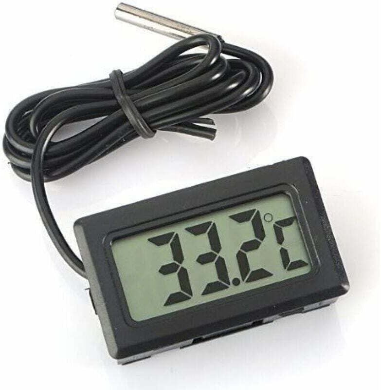 Digital LCD Thermomètre Moniteur de température avec sonde externe étanche pour réfrigérateur/congélateur-Aquarium, de t...