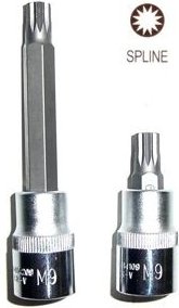 Keilwellenschlüssel Jonnesway 1/2" M16 x 100mm S64H4216 für Kfz- und mechanische Anwendungen, aus hochfestem Chrom-Vanad...