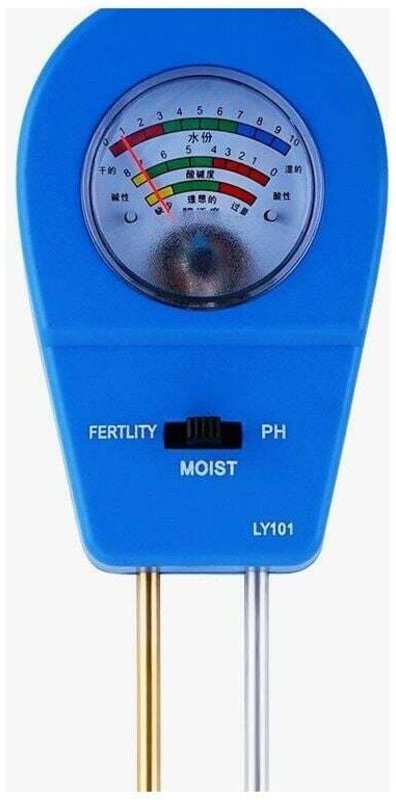 Feuchtigkeitsdetektor Bodenfeuchte/Bodenfruchtbarkeit/Boden-pH 3-in-1 Boden-pH-Messgerät Bodendetektor Bodenfeuchtesenso...