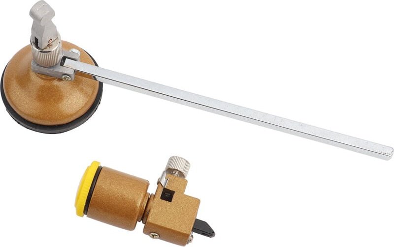 Glasfliesenschneider, Glasschneidwerkzeug, Spiegelschneidwerkzeug, 40-cm-Zirkel, Kreisschneider für Keramikglas mit Saug...