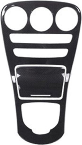 Woosien - Für - C-Klasse W205 Glc X253 Auto-Mittelkonsolen-Panel-Dekoration, ABS-Carbonfaser-Aufkleber (ohne c