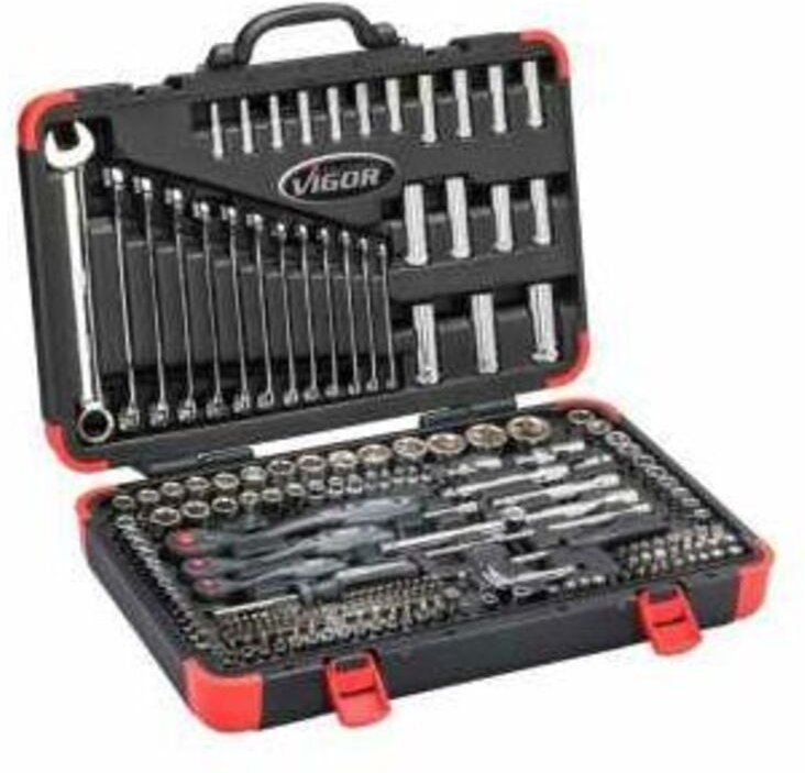 Steckschlüssel Satz, Tamper Resistant torx Profil, 1 - 32, Anzahl Werkzeuge: 212 - Vigor