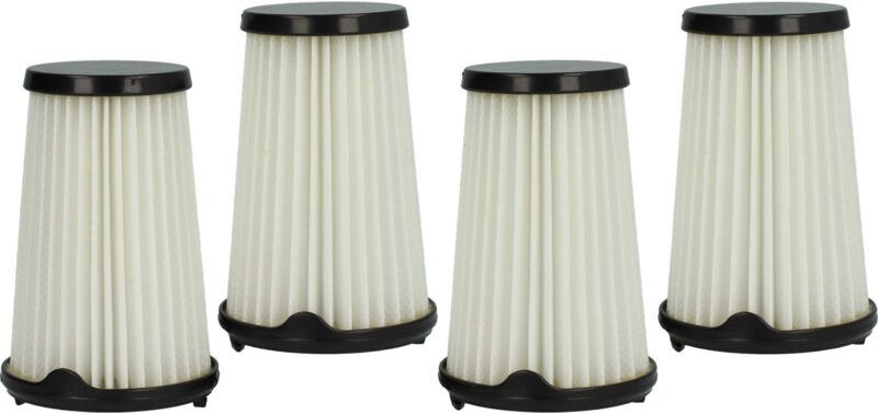 vhbw 4x Faltenfilter kompatibel mit AEG CX7-2-S360, QX8-1-45CR, QX8-1-45MB, QX8-1-45IB Staubsauger - Patronenfilter, Sch...