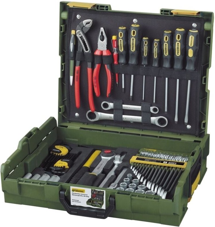 Handwerker-Universal-Werkzeugkoffer in der bewährten l-boxx 102 - Proxxon