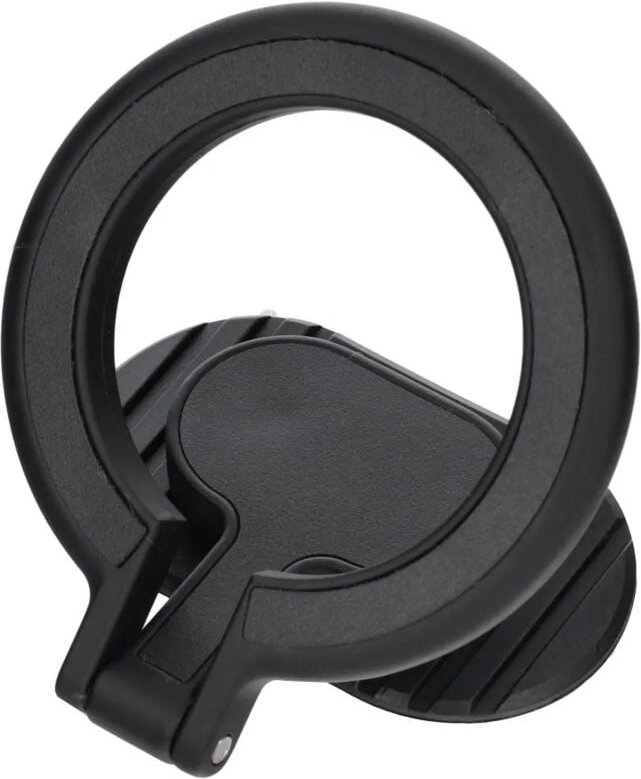 Autohalterung magnetisch für Schreibtisch / Mittelkonsole - Ring-Handyhalterung Schwarz