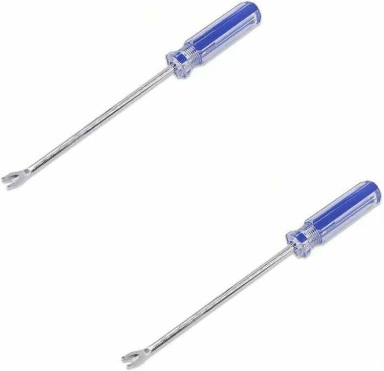 Blauer Kunststoffgriff Nagelklammer Nietenbolzen Heber Entferner Abzieher Kralle Schraubendreher Teppich Garage Zimmerei...