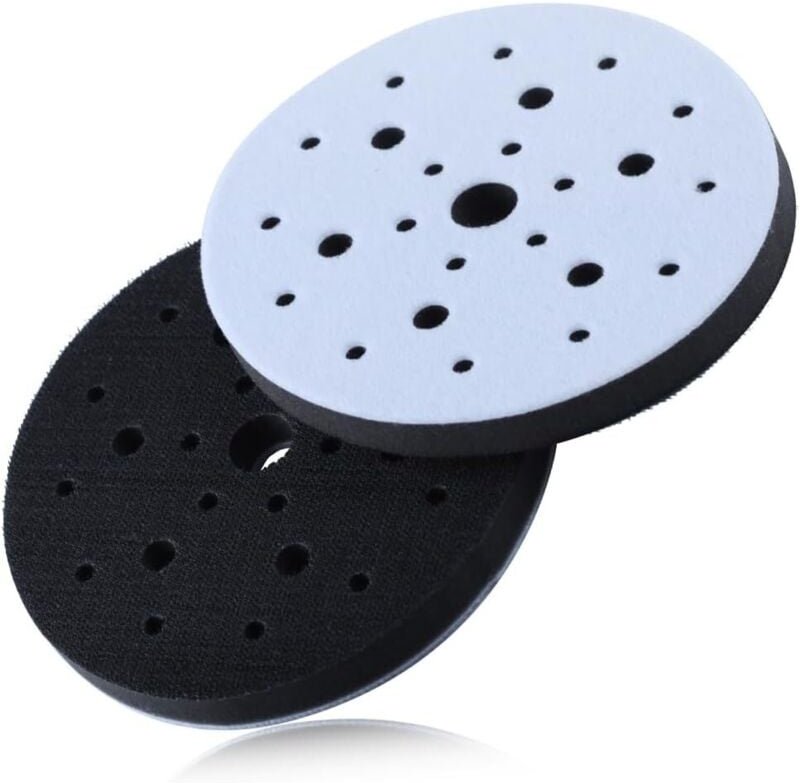 Weiches Interface-Pad, 6 Zoll, 25 Löcher, Klett-Schwamm-Stützpad, Schleif-Interface-Pad, Schleifnetz-Schleifgerät für Au...