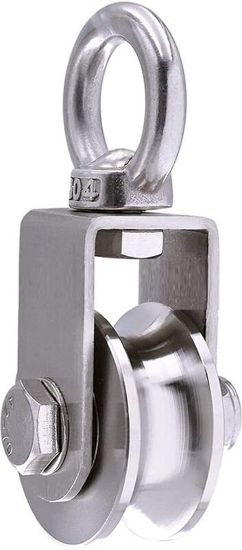 Seilrollenblock aus Edelstahl 304, maximale Belastung 500 kg