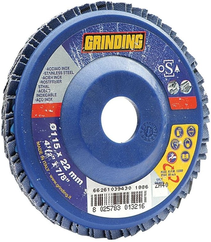 Capaldo - Schleiffächerscheiben 10 Stück Schleifen mm.180x22 gr.60 Fächerscheibe - Salon