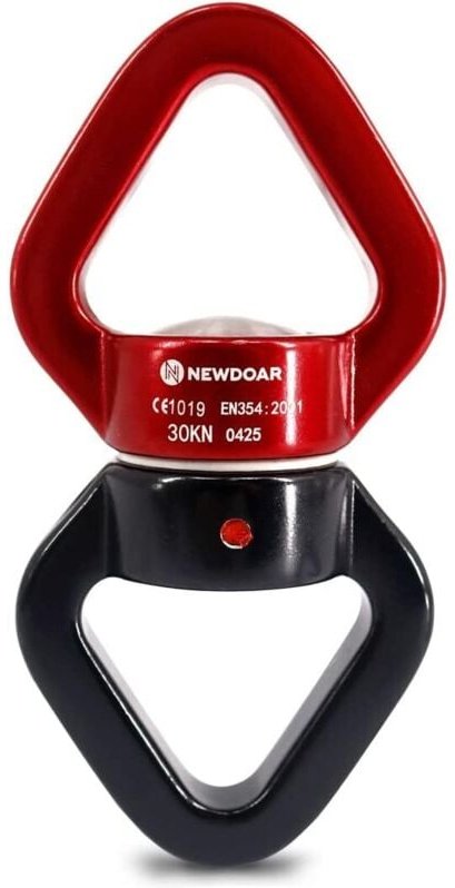 Schaukelwirbel, 30 kN CE-zertifiziertes Mikrorotator-Schwenkgerät, Kletter-Abseilgerät für Lufttanz, Yoga-Schaukel, Häng...