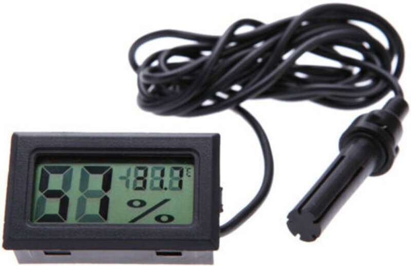 Thermo-Hygrometer Thermo-Hygrometer elektronisch Minimum Thermo-Hygrometer mit Digitalanzeige mit Sonde