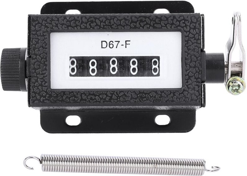 YWBL-WH 5-stelliger Zugzähler, manueller mechanischer Zugzähler, handbetriebener Zugzähler