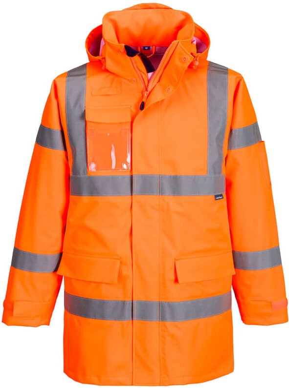 Hi-vis Extreme Regenjacke (3l) - Größe M - Orange - Portwest