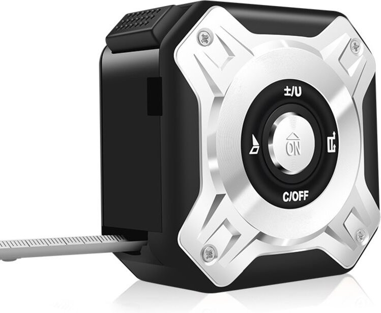 2-in-1-Laserband-Entfernungsmesser, wiederaufladbares Laserbandmaß mit 40 m Laser und 5 m Band, wiederaufladbar über USB...