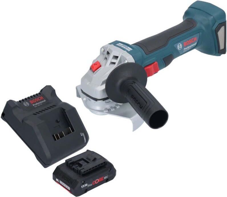Bosch gws 18V-7 Professional Akku Winkelschleifer 18 v 125 mm Brushless + 1x ProCORE Akku 4,0 Ah + Ladegerät