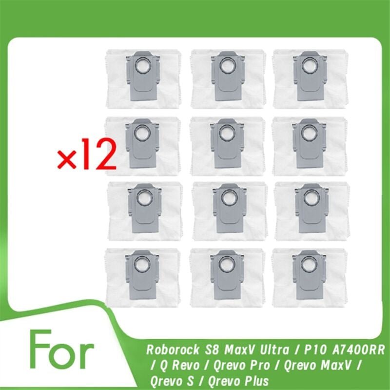 12 Stück Staubbeutel für S8 MaxV Ultra / P10 A7400RR q