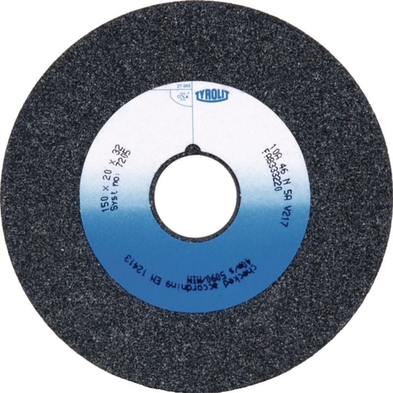 Tyrolit - Schleifbockscheibe Ø300xB40x76mm 60 Form 1 10A 60 M5A V217 Normalkorund