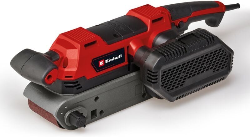 Einhell - Bandschleifer te-bs 850 e (850 w, 400 m/min Schleifbandgeschwindigkeit, Bandlauf-Feinjustierung, Staubabsaugun...