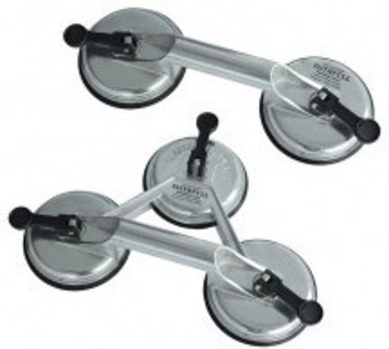 Aluminium-Saugglocke mit 2 Köpfen, 110 kgf