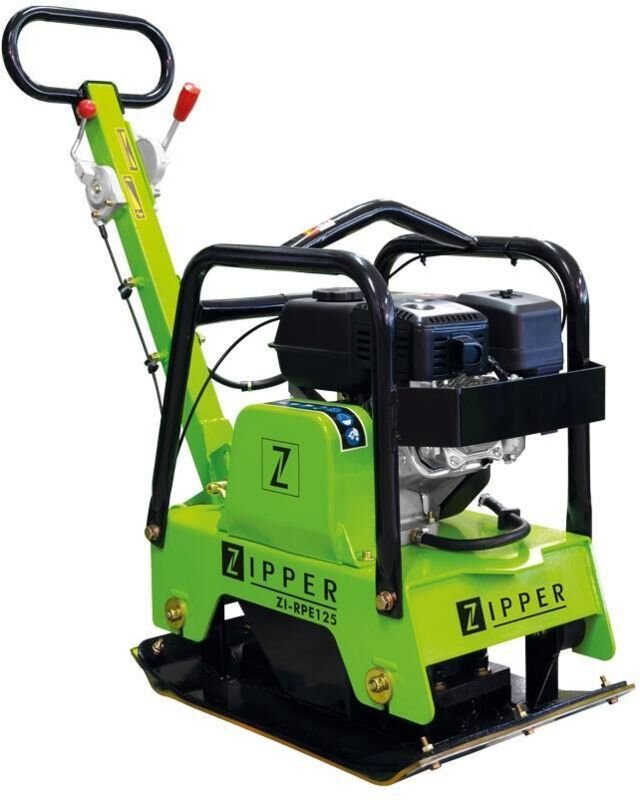 Zipper Rüttelplatte ZI-RPE125 Benzin ROZ 95 Platte 40 x 63 cm Rüttelplatte