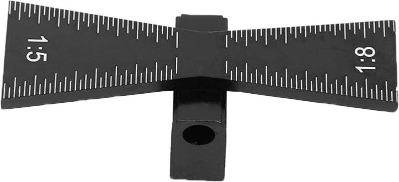 1:5 1:8 Schwalbenschwanzschablone aus Aluminiumlegierung, Schwalbenschwanzhammerlehre, Schwalbenschwanzmarkierungshilfe,...