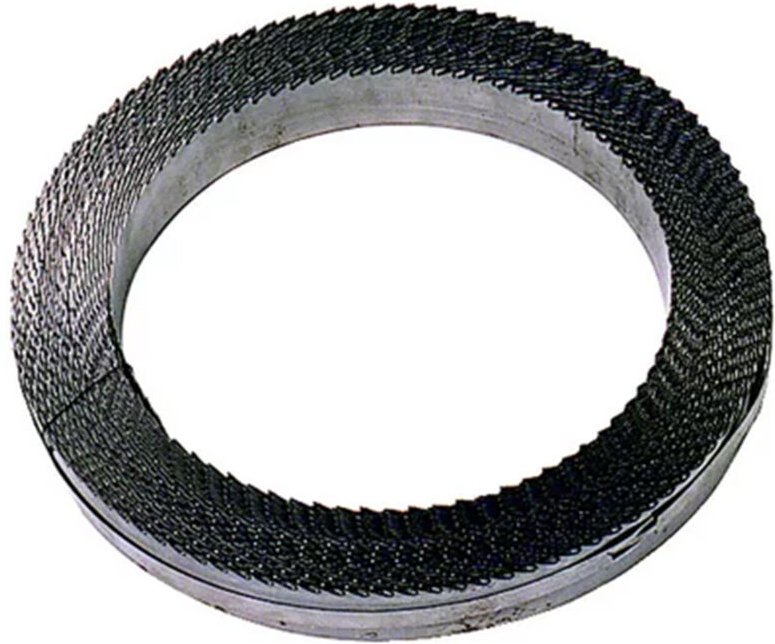 1 Rolle à 50 Meter Bandsägeblatt aus gehärtetem Stahl Flexback 16x0 Leman