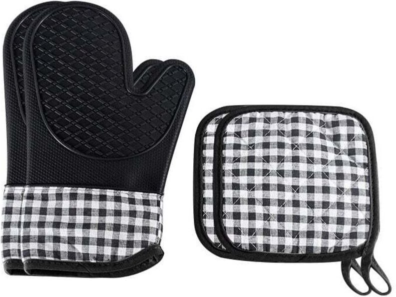 Shining House - Ofenhandschuhe und Topflappen, Küchenhandschuhe, hitzebeständige Ofenhandschuhe bis hin zu rutschfesten ...