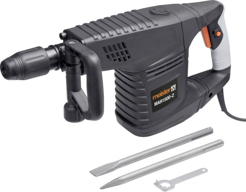 Meister Abbruchhammer 1500 W, MAH1500-2 - SDS-Max Aufnahme - 25 J Schlagenergie