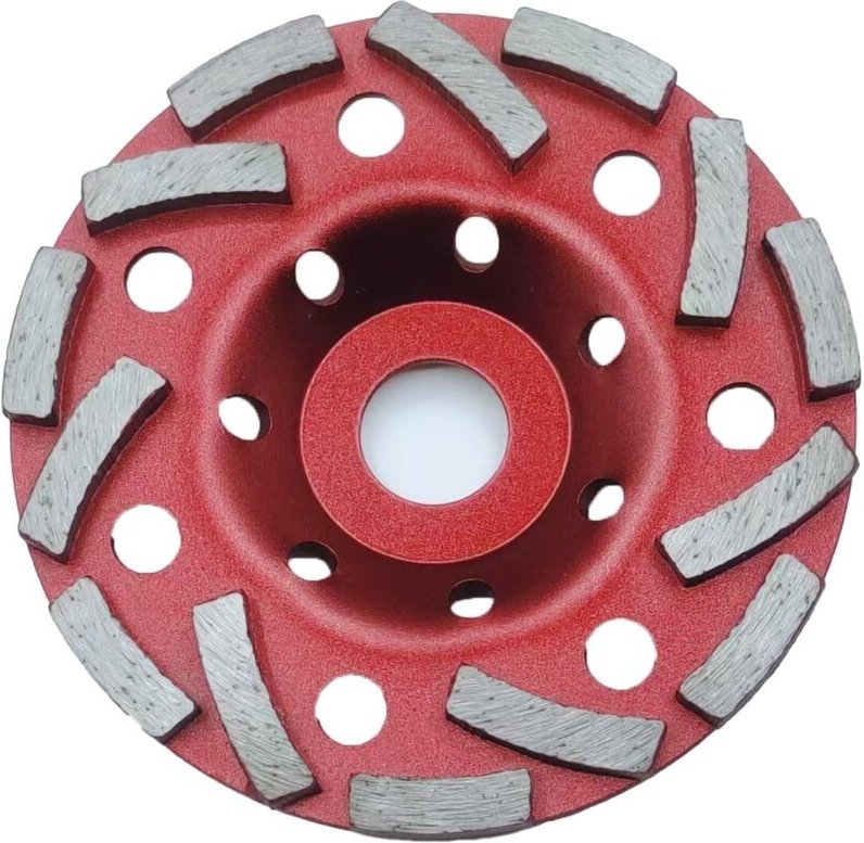 125 mm x 22,23 mm Diamantschleifscheibe, extra schnell, Diamant-Schleifscheibe für Beton, Granit, Stein, Mauerwerk, Marm...