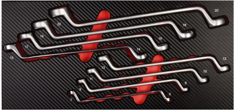 Doppelringschlüssel Einlage 8-tlg. - Projahn