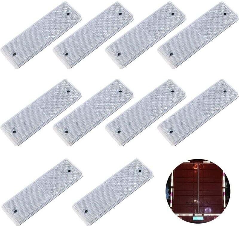 Reflektierendes Warnschild, rechteckige Reflektoren, Sicherheitsreflektoren, Reflektoren für Anhänger, Reflektoren für L...