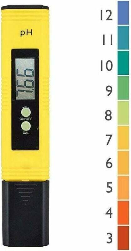 Testeur de pH Professionnel Portable avec Étalonnage Automatique Gamme 0.00-14.00 pour Aquarium Piscine Hydroponie