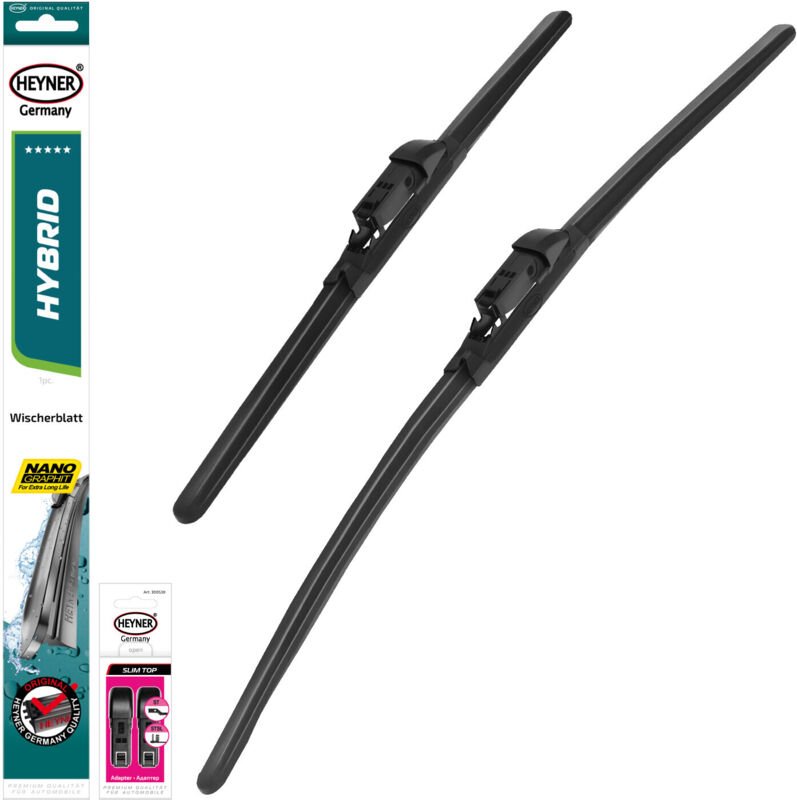 HEYNER® Scheibenwischer komp. mit VW PASSAT B7 (07.2011 - 12.2014) HYBRID Flachbalkenwischer
