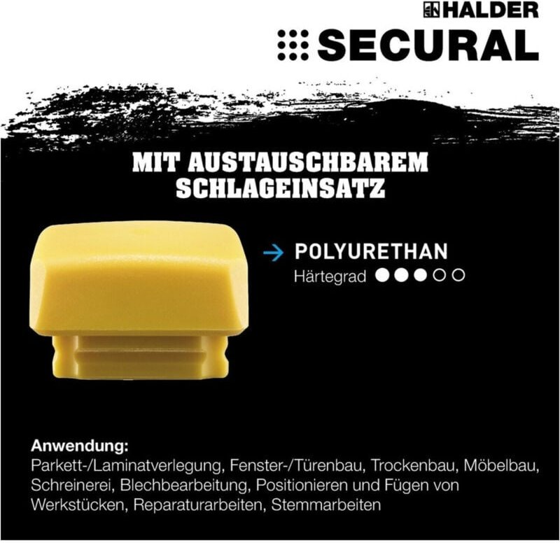 Schonhammerkopf secural 30x40mm - Halder