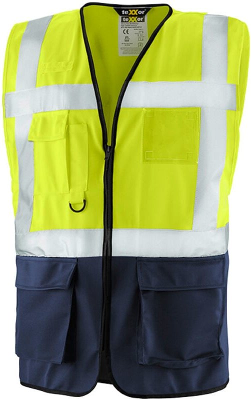 teXXor® 4211 teXXor® Warnschutz-Weste NEWCASTLE Gr. M leuchtgelb Zertifi